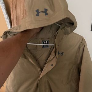 Under armour storm 2 tan jacket large nwt